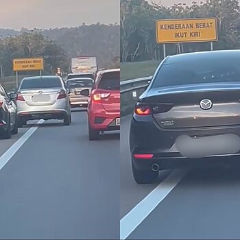 Netizen Puas Hati Lihat Bezza Ajar Pemandu Dari Singapura Sengaja Guna Laluan Kecemasan