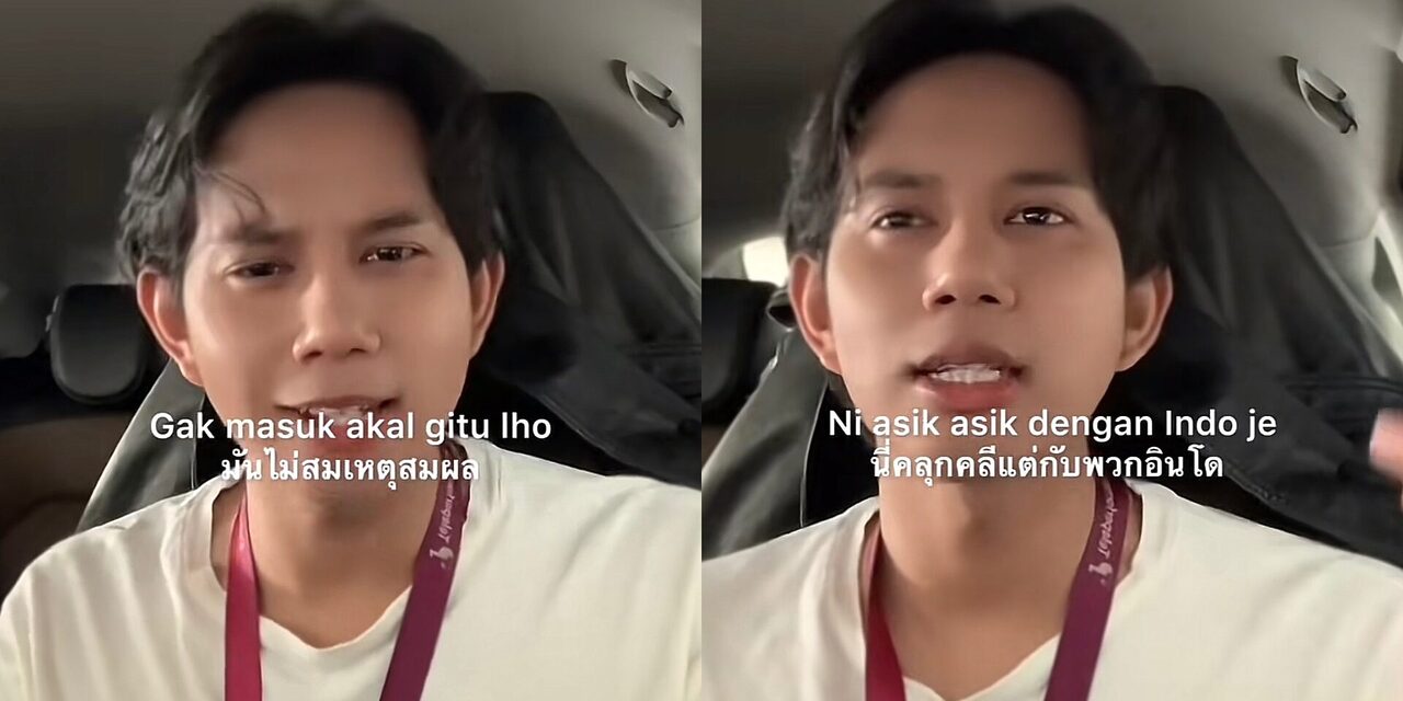‘Lebih Kurang Je’ - Pemuda Thailand Hairan Lihat Warga Indonesia Tak Boleh Bertutur Bahasa Malaysia