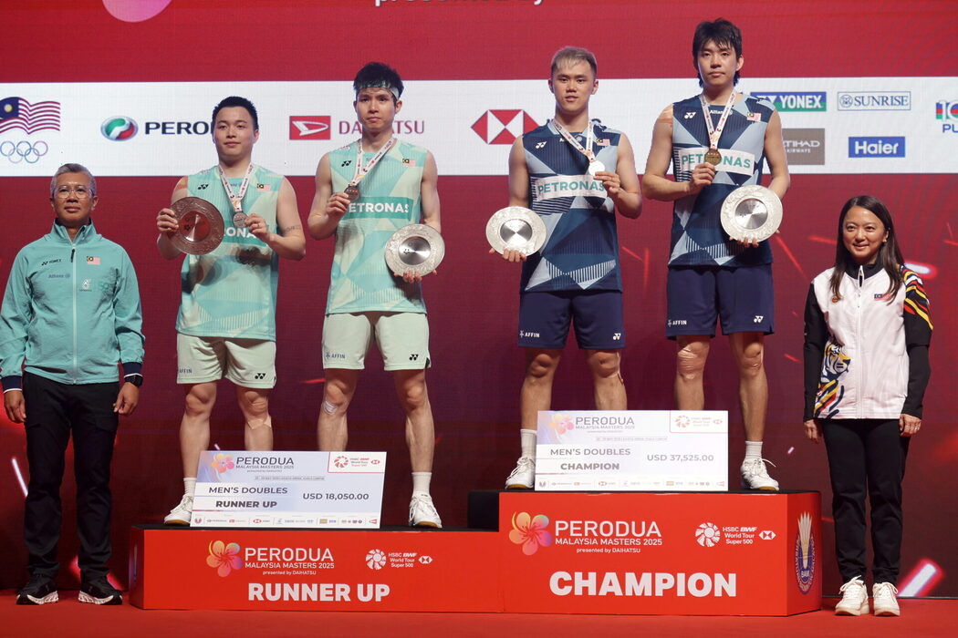 Ini Jumlah Wang Tunai Dimenangi Aaron Chia-Soh Wooi Yik Selepas Nikmati Empat Final Pada 2025 2 Wang Tunai