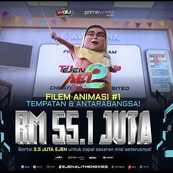 Ejen Ali The Movie 2 Raih Kutipan RM55.1 Juta, Filem Animasi Tempatan & Antarabangsa Tertinggi Sepanjang Zaman! 7 ejen ali eatm2