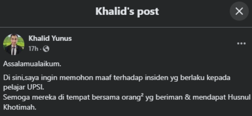 Netizen Doakan Cikgu Kembali Sihat Selepas PTPTN Umum Hutang Pelajar UPSI Maut Dilupuskan