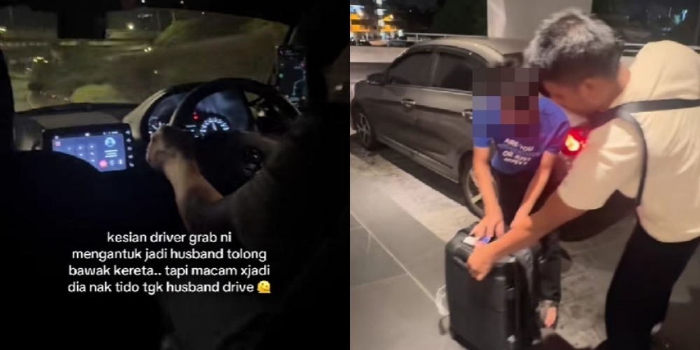 Pelanggan Grab Ini Dipuji Sanggup Ganti Tempat 'Driver' Mengantuk Untuk Pandu Sampai Destinasi