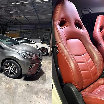Luar Standard Myvi, Dalam Guna Kerusi GT-R 5 'King' Myvi Guna Kerusi GT-R Curi Perhatian