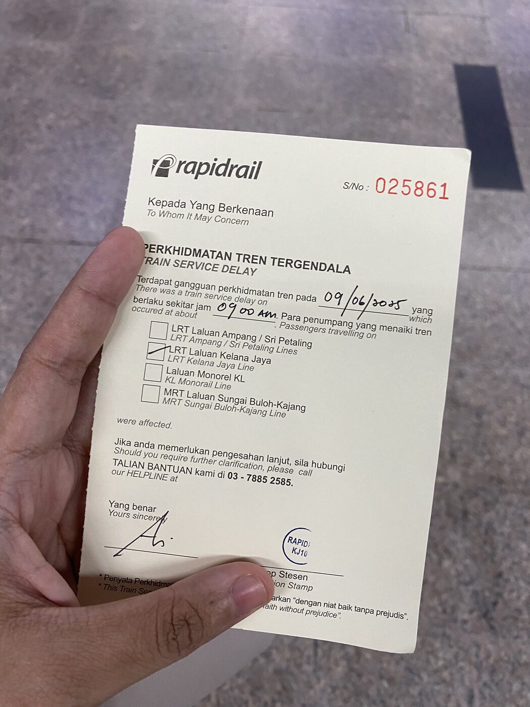 Ramai Lewat Ke Pejabat Hari Ini, Rapid KL Kongsi Punca Perkhidmatan LRT Tergendala 4 Ramai Lewat Ke Pejabat Hari Ini, Rapid KL Kongsi Punca Perkhidmatan LRT Tergendala