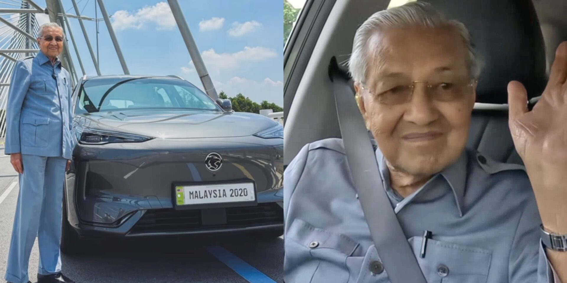 'Kereta Elektrik Yang Terbaik' – Tun Mahathir Pandu, 'Review' Proton e.MAS 7
