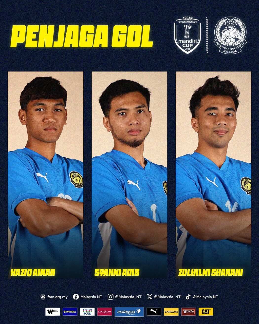 Senarai Barisan Pemain Malaysia Hadapi Piala ASEAN B-23 2025 2 Piala ASEAN B-23