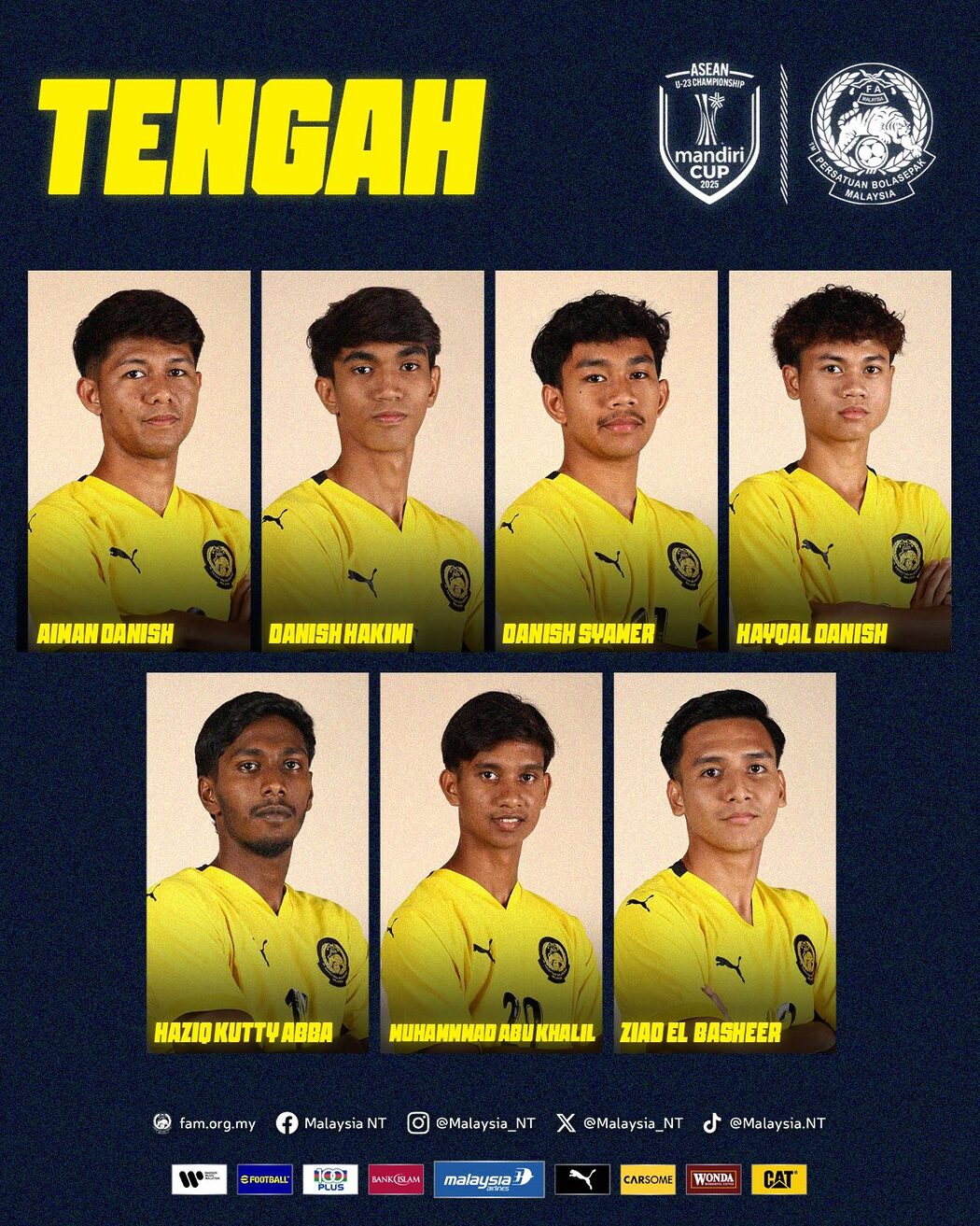 Senarai Barisan Pemain Malaysia Hadapi Piala ASEAN B-23 2025 4 Piala ASEAN B-23