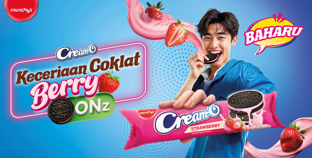 Cream-O Perkenalkan Perisa Baharu Strawberi Sebenar