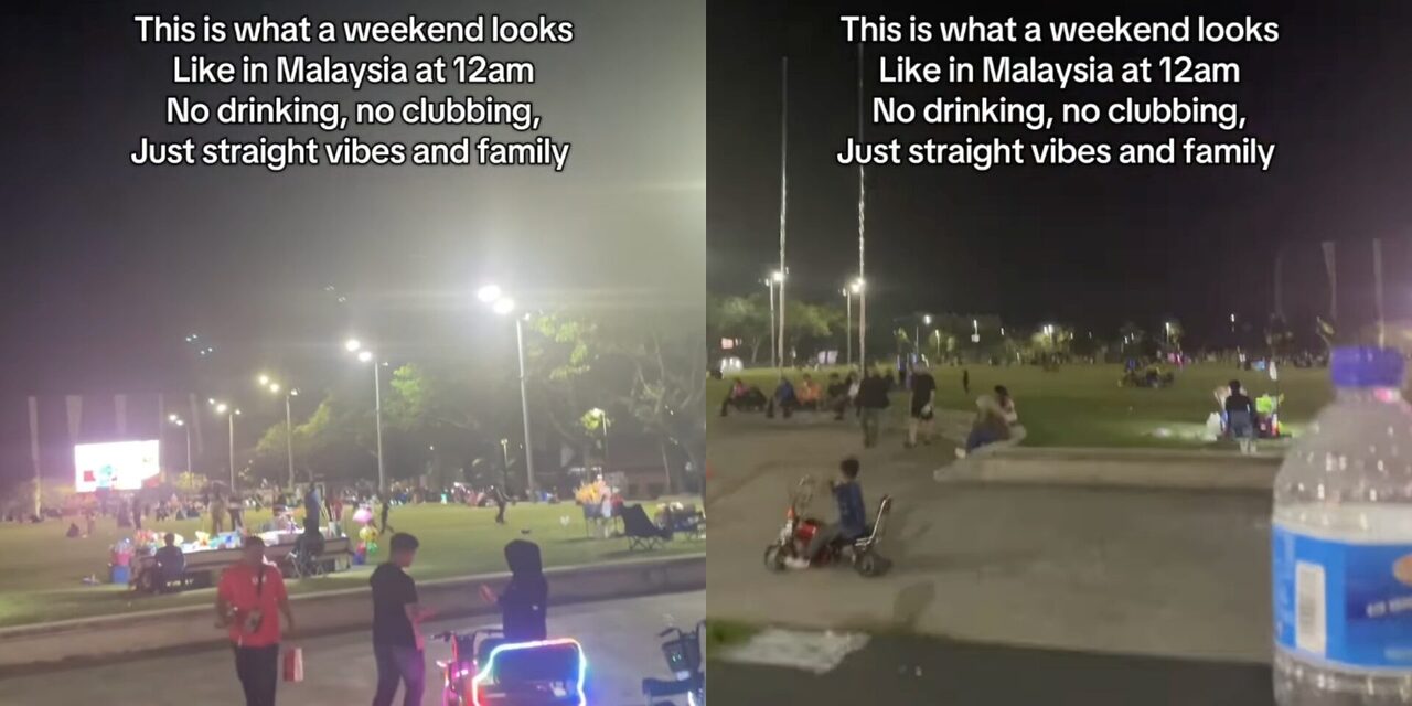 'Tiada Minum Alkohol, Pergi Clubbing' – Mat Saleh Kagum Orang Malaysia Luang Malam Minggu Beriadah Bersama Keluarga