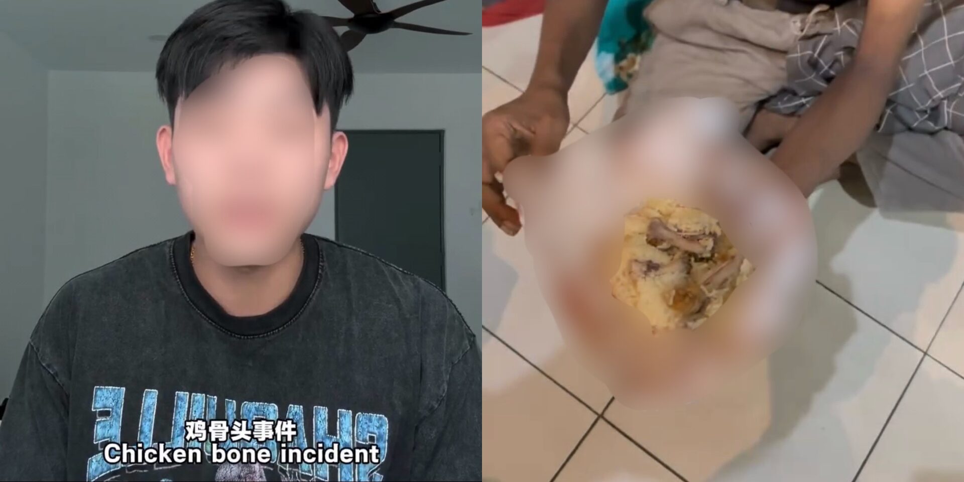 Beri Gelandangan Makan Nasi Dengan Tulang, Ini Penerangan ‘Content Creator’
