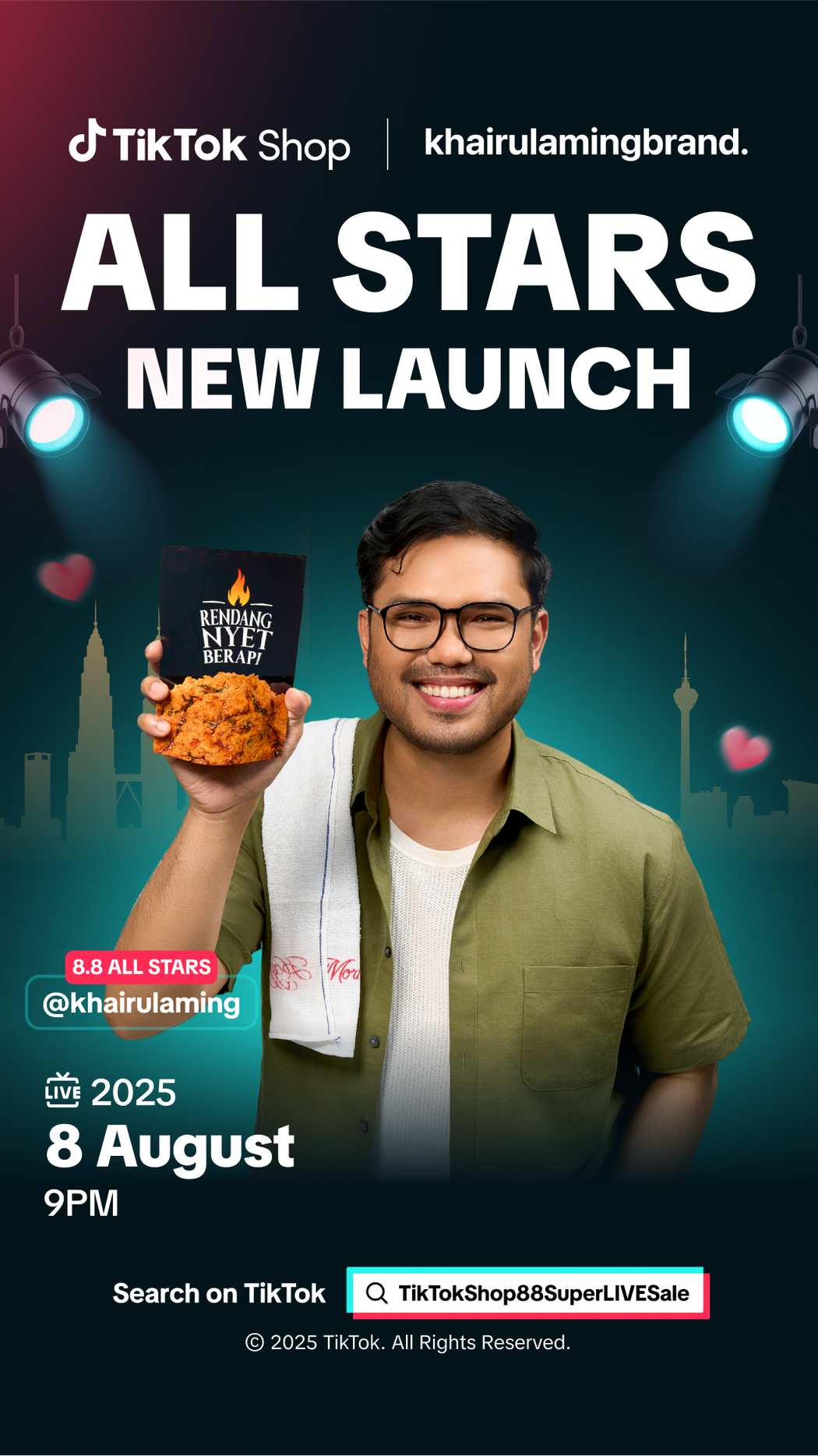 TikTok Shop 8.8 Super LIVE Sale Kembali, Diskaun Sehingga RM150, LIVE Sale Serta Hadiah Eksklusif!