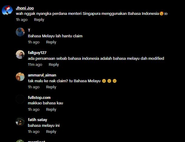 Netizen Seberang Bangga 'Klaim' Perdana Menteri Singapura Fasih Berbahasa Indonesia 2 Netizen Seberang Bangga 'Klaim' Perdana Menteri Singapura Fasih Berbahasa Indonesia