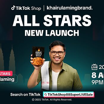 Khairul Aming Lancar Produk Ketiga Di TikTok Shop 8 Ogos Ini, Siap Boleh Menang Trip Ke New Zealand! 2 TikTok Shop