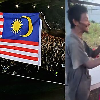 Netizen Kagum Rahim OKU Mental Dan Metallica Tiada Masalah Kibar Jalur Gemilang Dengan Betul 5 rahim metallica