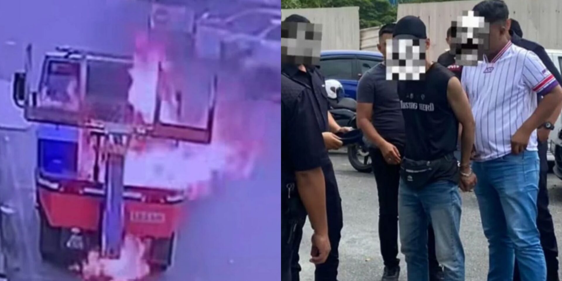 Tak Puas Hati Sampai Bakar Lori Tunda MBJB, Pemilik Kereta Ditahan