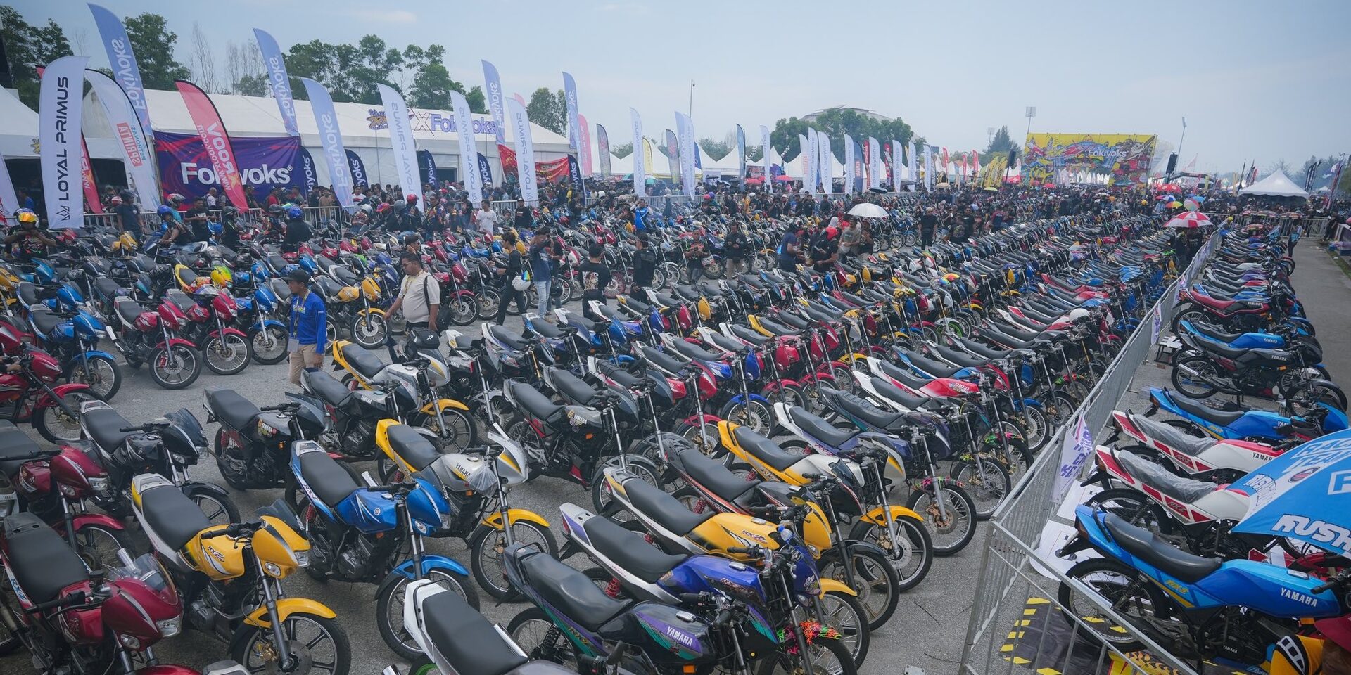 Beri Kerjasama, Bukit Aman Puji Penganjur, Peserta Perhimpunan RXZ Members 7.0