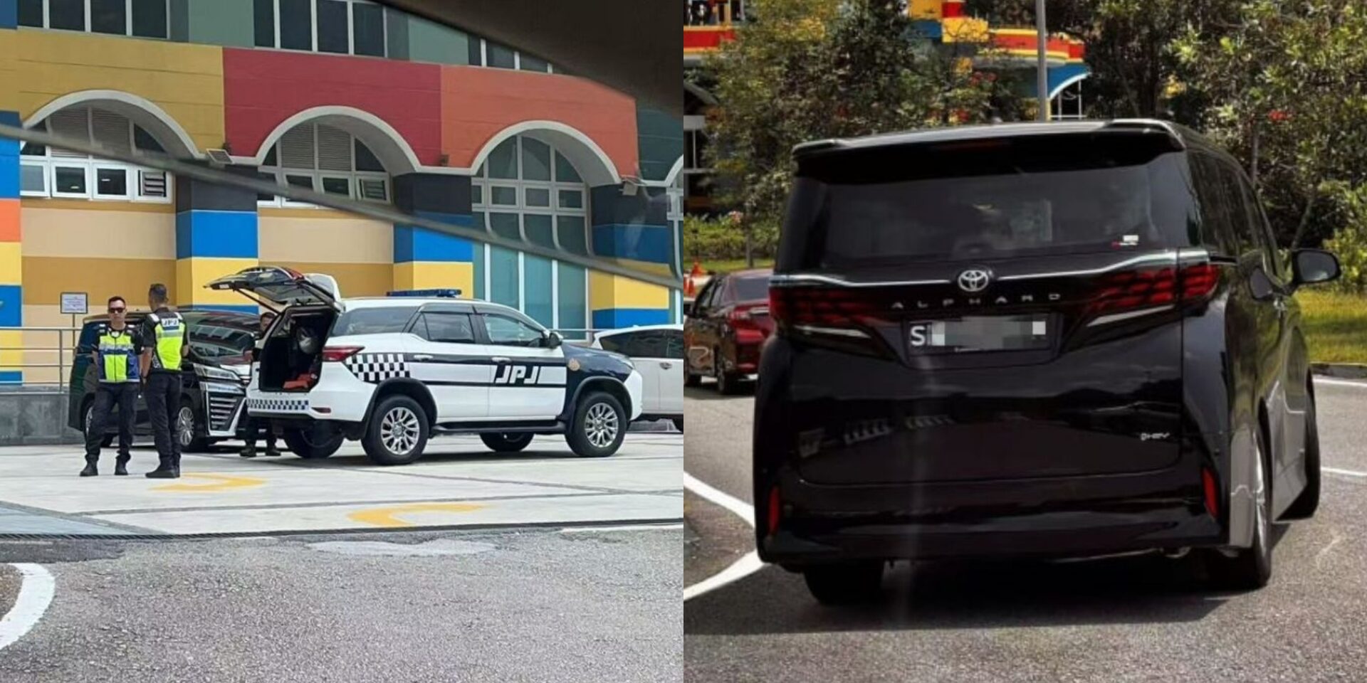 JPJ Sita 2 MPV Mewah Dari Singapura, Didakwa Buat 'e-Hailing' Haram Di Legoland