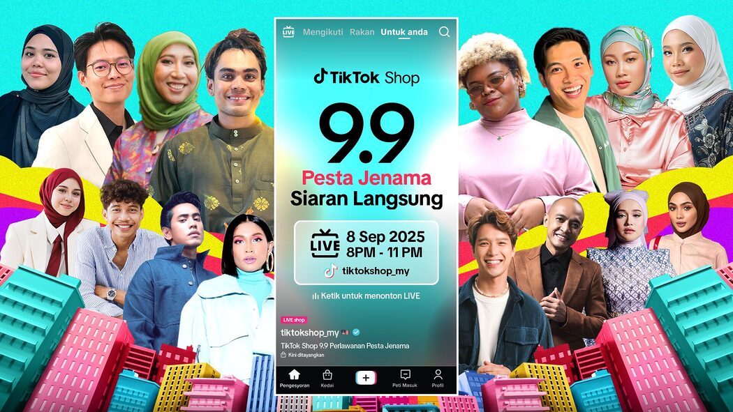 TikTok Shop 9.9 Brand Festival Kembali! Tawaran Luar Biasa, Free Shipping & Super Deals RM9 Menanti!