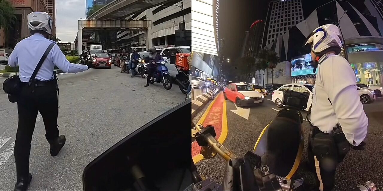 ‘Nak Ramai Polis Macam Ni’ – Aksi Polis Trafik ‘Ligan’ Pesalah Raih Pujian Netizen