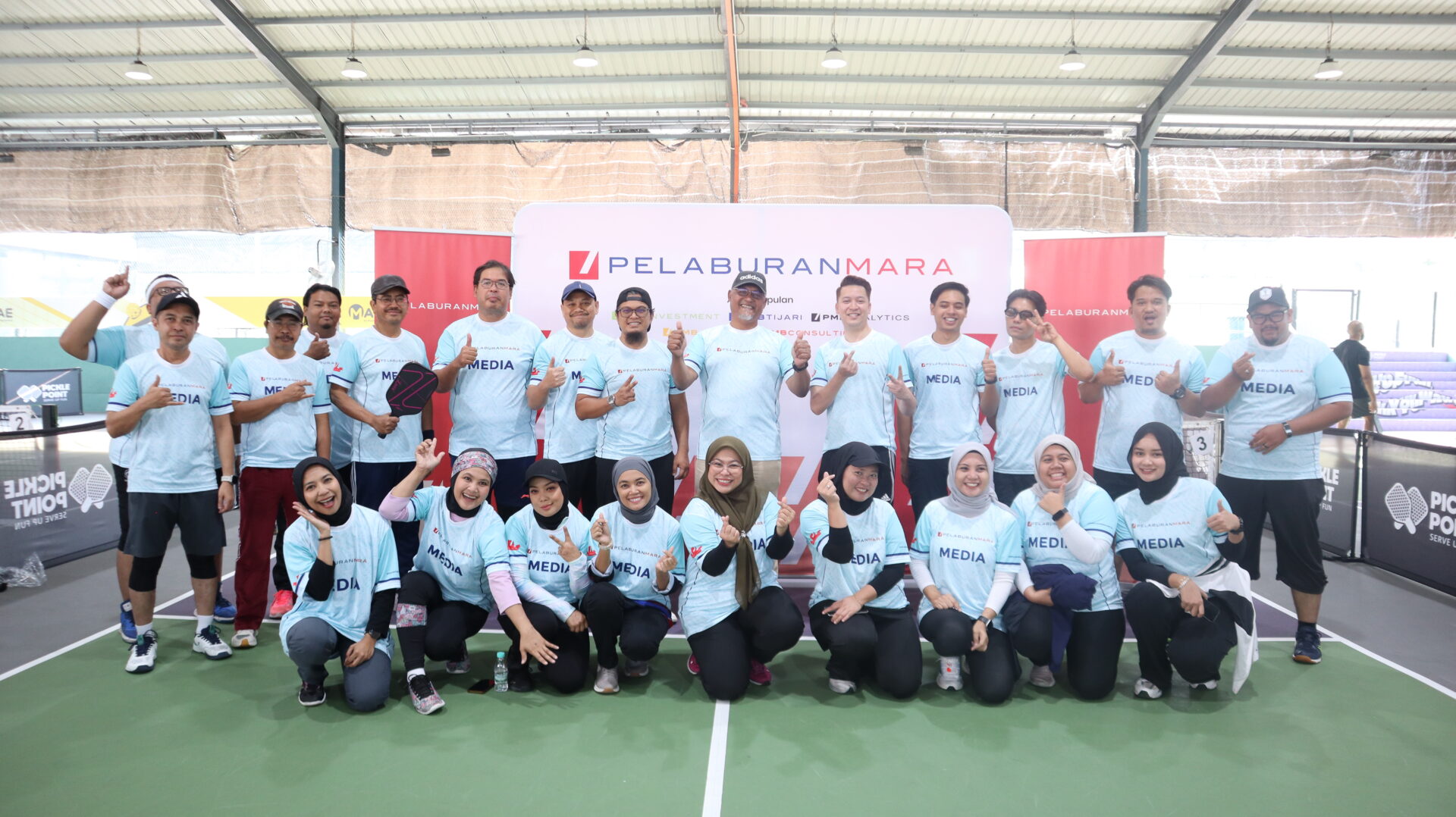 NST Bawa Pulang Pingat Emas Dalam Kejohanan Persabahatan Pickleball PMB United