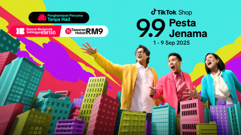 TikTok Shop 9.9 Brand Festival Kembali! Tawaran Luar Biasa, Free Shipping & Super Deals RM9 Menanti!