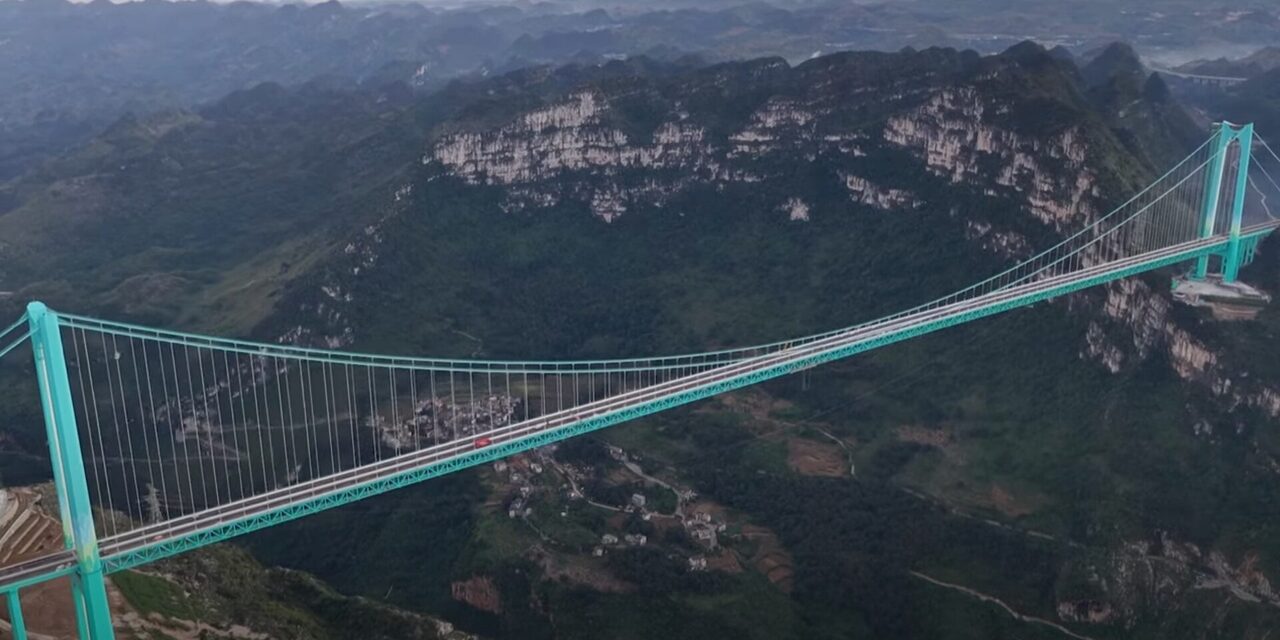 Jambatan Tertinggi Di Dunia Dibuka Di China
