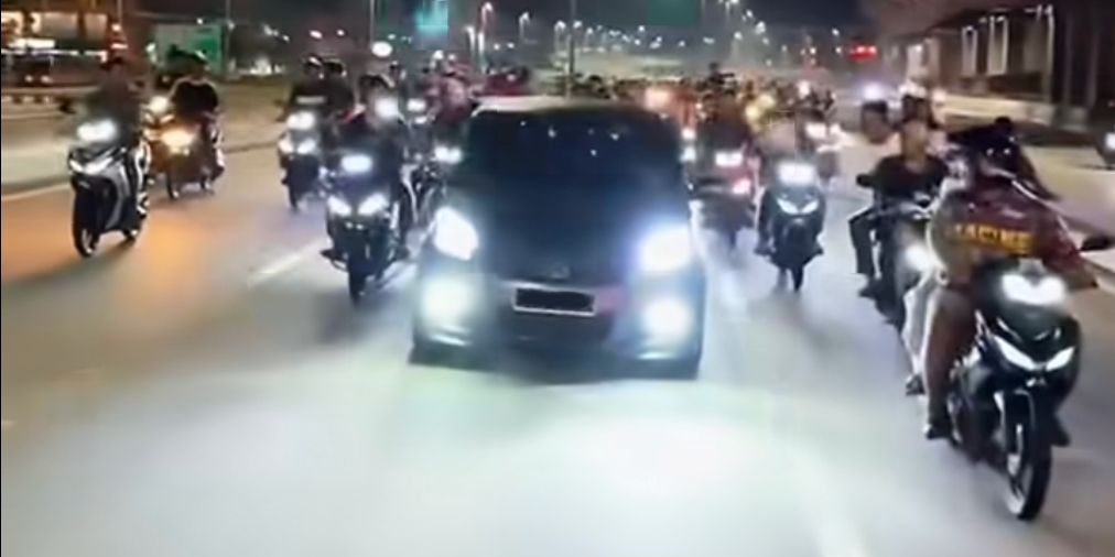 Myvi Dikepung & Diancam, Polis Buru Geng Motosikal