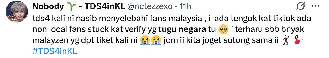 Tiket Konsert K-Pop Guna Tugu Negara Untuk Sahkan Pembeli Raih Pujian Netizen
