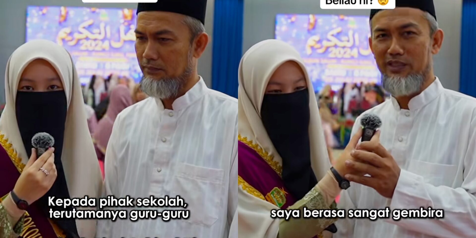 SPM Raih 10A, Pelajar Tahfiz Curi Tumpuan Fasih Cakap Bahasa Jepun Dengan Ayahnya