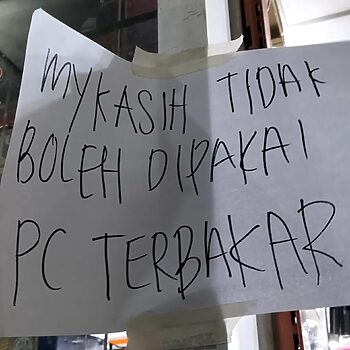 Ramai Serbu Tebus SARA, Komputer Kedai Rosak 'Terbakar' 2 Ramai Serbu Tebus SARA, Komputer Rosak 'Terbakar'