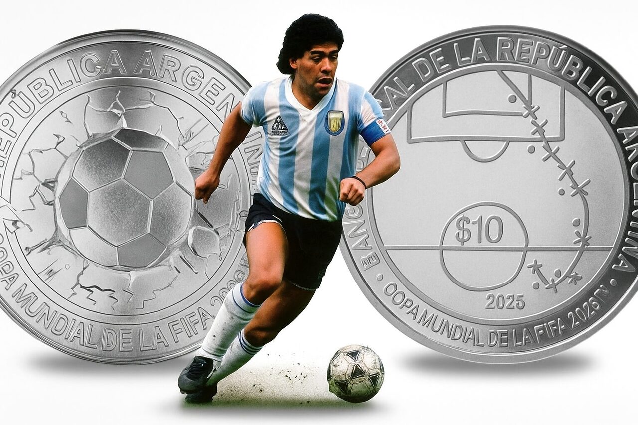 Idaman Para 'Kolektor', Argentina Keluarkan Syiling Khas Goal Of The Century Maradona Lawan England 1986