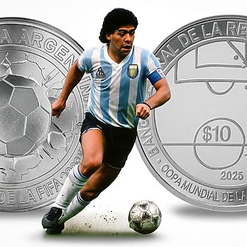 Idaman Para 'Kolektor', Argentina Keluarkan Syiling Khas Goal Of The Century Maradona Lawan England 1986 4 Idaman Para 'Kolektor', Argentina Keluarkan Syiling Khas Goal Of The Century Maradona Lawan England 1986