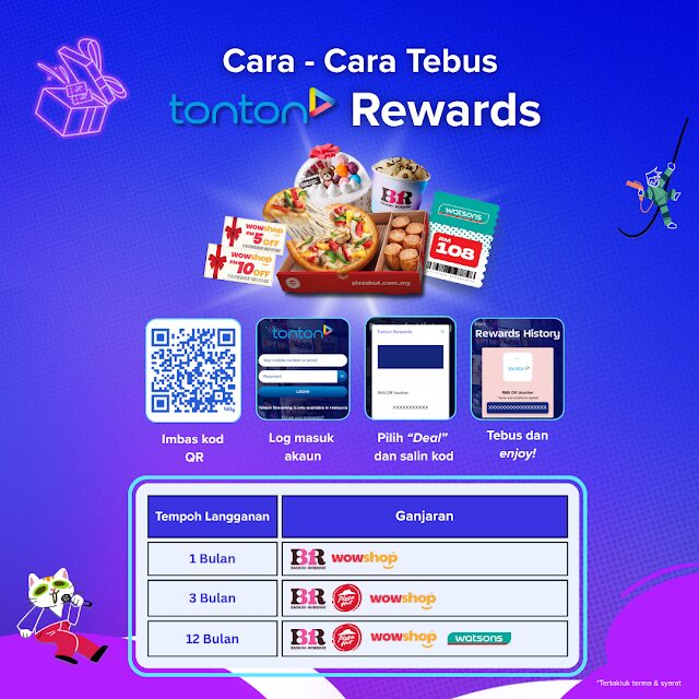 Ganjaran Berganda Menanti Anda Bersama Tonton Rewards