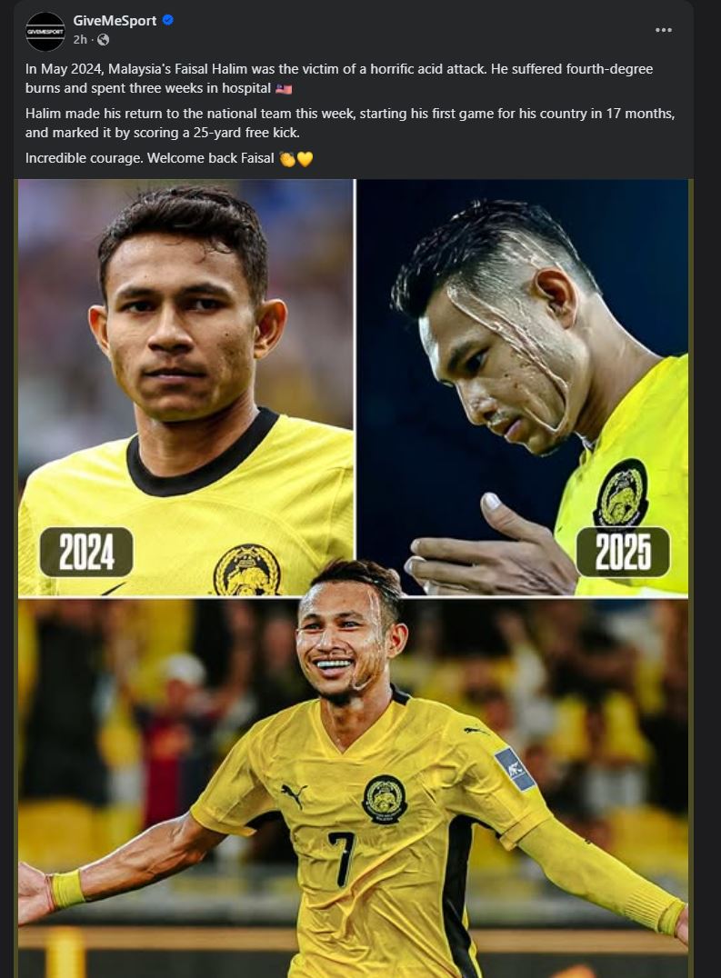 Media Sukan Terkemuka Dunia Kongsi Kisah Inspirasi Faisal Halim, Ini Reaksi Peminat Luar Negara
