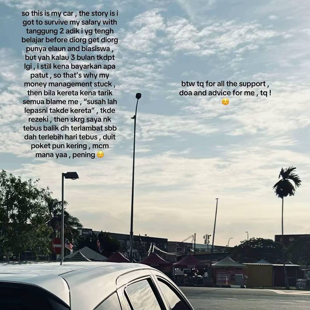 Pemilik Myvi Rasa 'Lost', Tanggung 2 Adik Tengah Belajar Sampai Kereta Kena Tarik 3 Pemilik Myvi Rasa 'Lost', Tanggung 2 Adik Tengah Belajar Sampai Kereta Kena Tarik