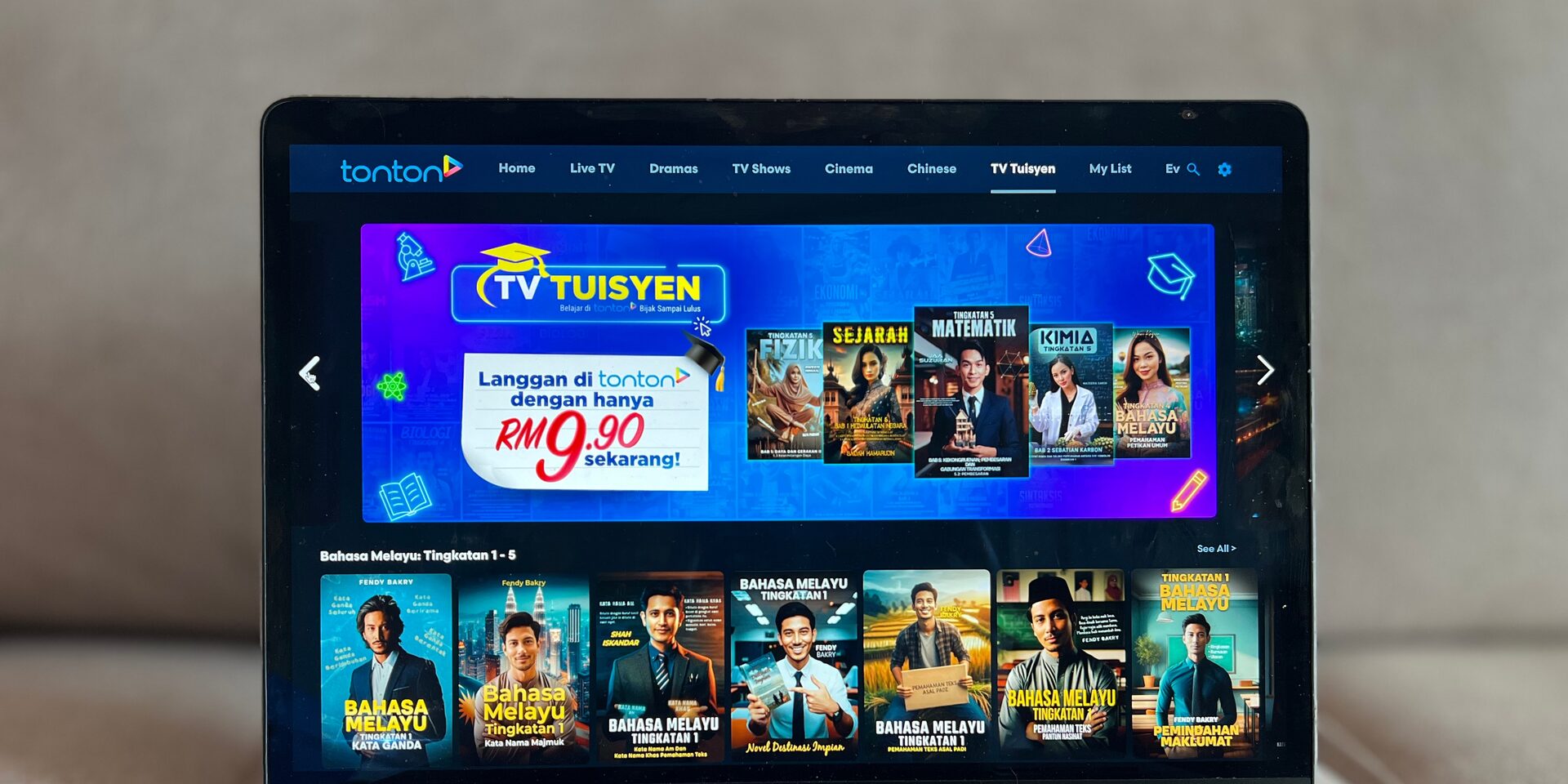 Revolusi Pembelajaran 'Online', TV Tuisyen Kini Dilancarkan Di Tonton