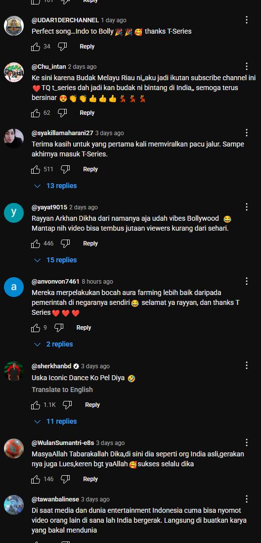 'Terima Kasih India, Kami Sayang Kamu,' Netizen Indonesia Bangga Aura Farming Satukan 2 Negara 2 'Terima Kasih India, Kami Sayang Kamu,' Netizen Indonesia Bangga Aura Farming Satukan 2 Negara