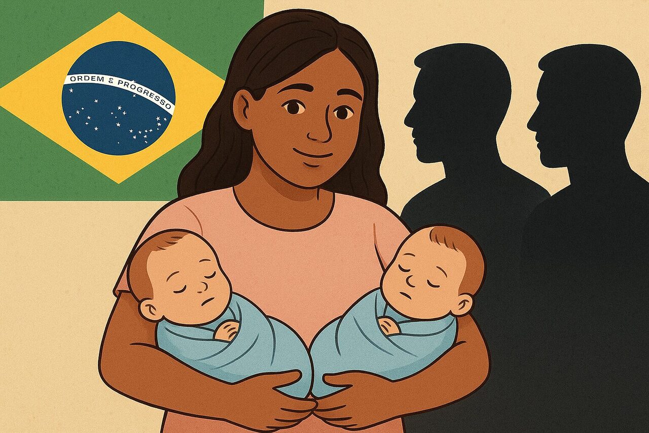 Di Brazil Wanita Lahir Anak Kembar Daftar Atas Nama 2 Bapa Berbeza