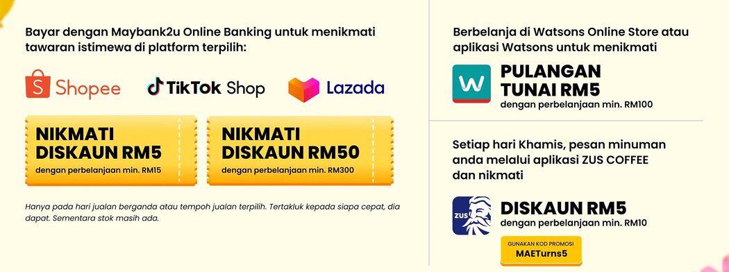 MAE Genap 5 Tahun: Nikmati Pulangan 5% Setahun Dan Banyak Lagi