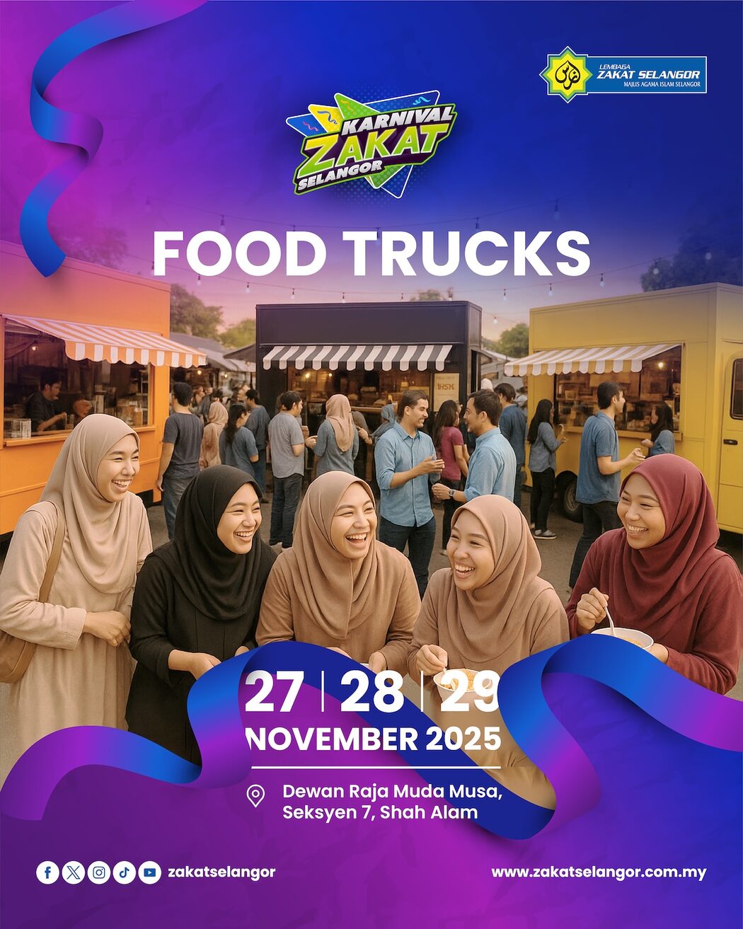 1,500 Peluang Kerja, Food Festival Dan Omar Hana, Semuanya Di Karnival Zakat Selangor 2025