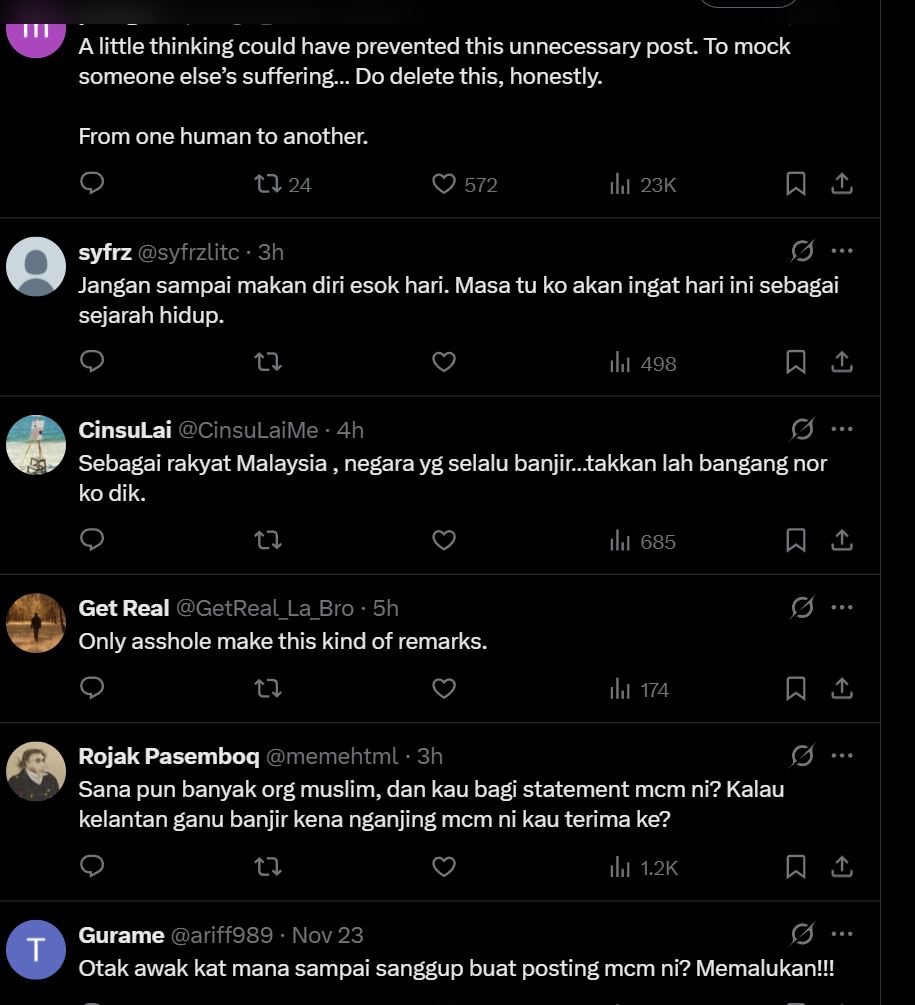 Buat Lawak Tentang Musibah Banjir Di Selatan Thailand, 'Page' Ini Dikecam Teruk 3 Buat Lawak Tentang Musibah Banjir Di Selatan Thailand, 'Page' Ini Dikecam Teruk