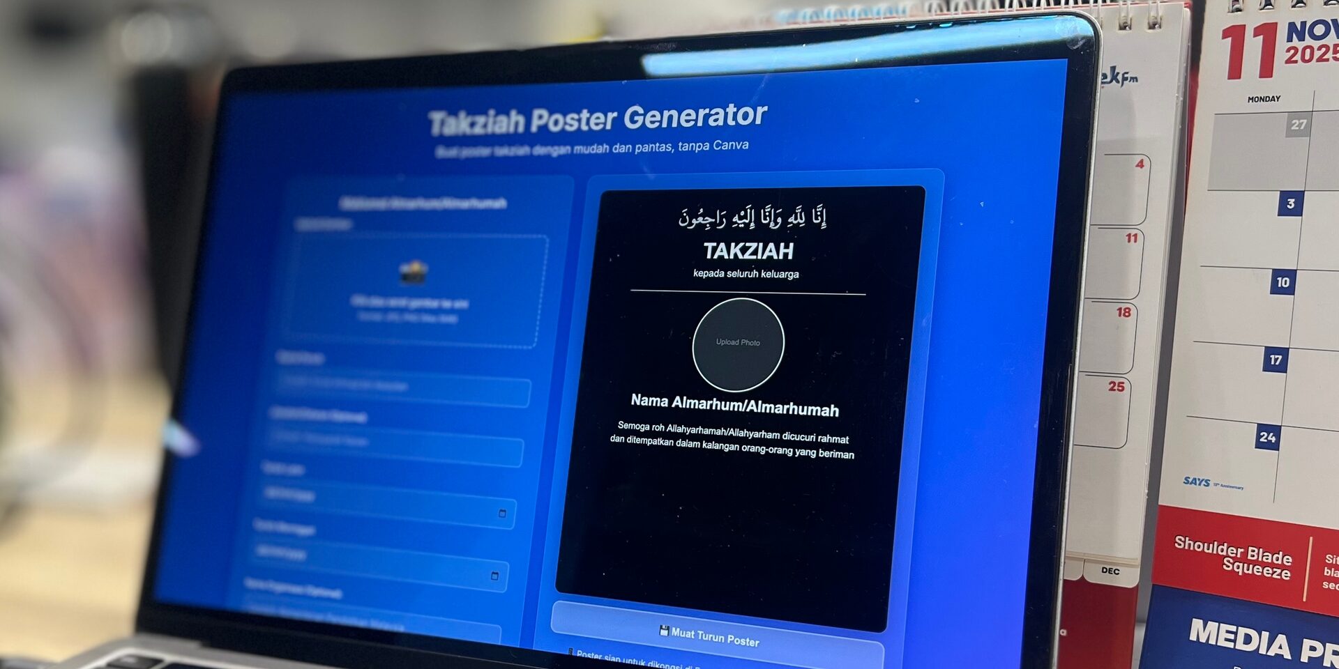 Lelaki Ini Bina Laman Web Mudahkan Buat 'Poster Takziah' Orang Yang Meninggal Dunia