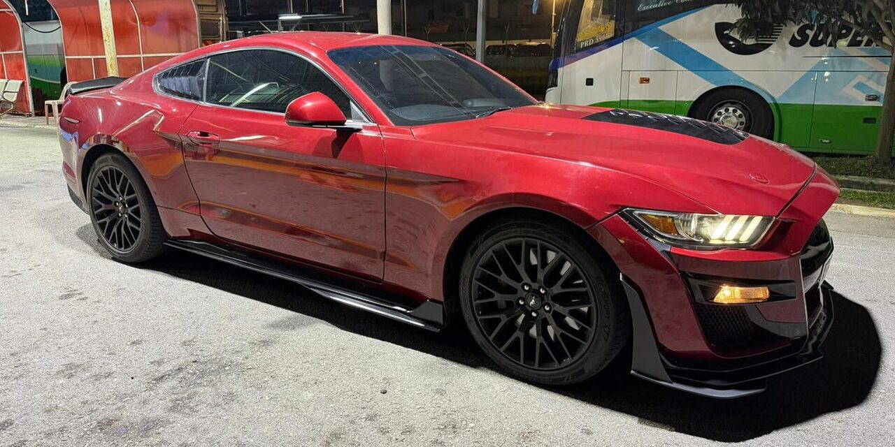 Pandu Ford Mustang Sewa Tamat Cukai Jalan, Wanita Singapura Ditahan