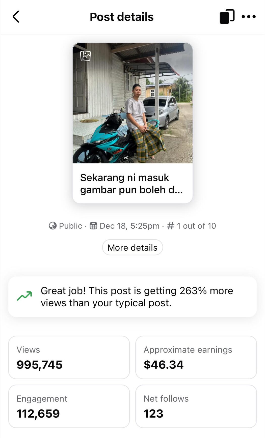 Influencer Popular Dedah Mampu Jana Ratusan Ringgit Dengan Hanya Muat Naik Gambar 'Random'