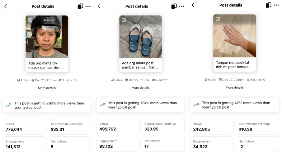 Influencer Popular Dedah Mampu Jana Ratusan Ringgit Dengan Hanya Muat Naik Gambar 'Random'
