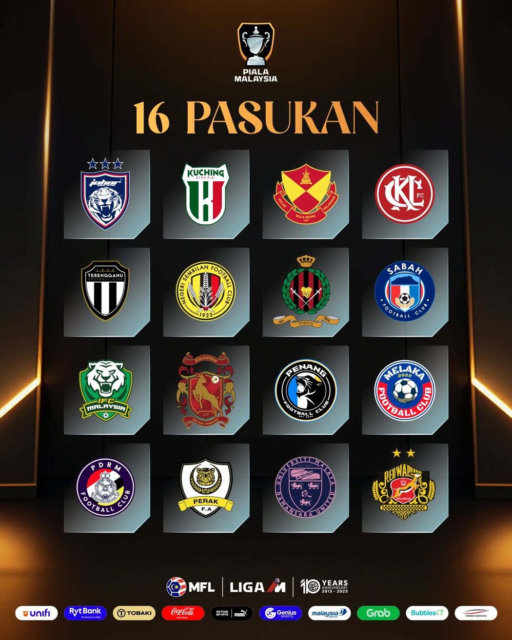 Senarai Lengkap Pasukan Bakal Beraksi Dalam Piala Malaysia 2025/26 2 Piala Malaysia 2025/26