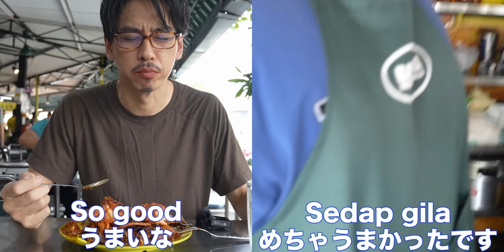 Pertama Kali Cuba Nasi Kandar Saddam, Lelaki Jepun Ini Akui 'Sedap Gila'