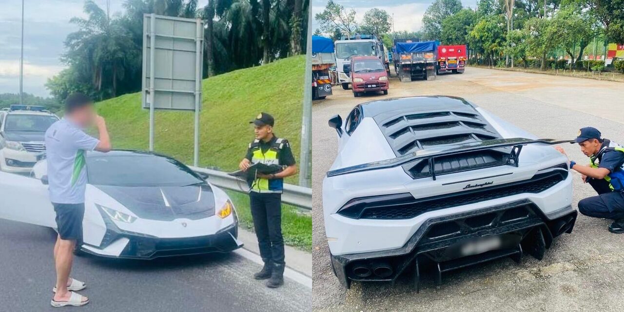 Tak Sempat Sampai Tempat Jual, JPJ Sita Lamborghini