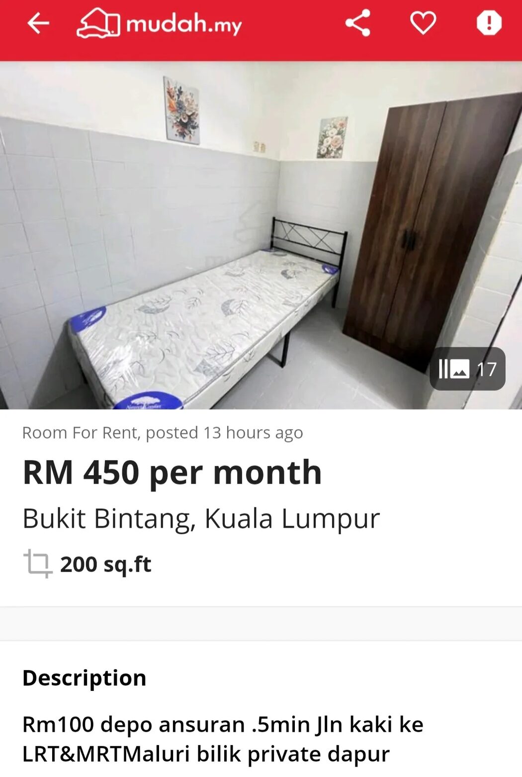 'Buka Mata Terus Nampak Sinki' - Netizen Terkejut Lihat Bilik Sewa 'Dapur' RM450 Sebulan