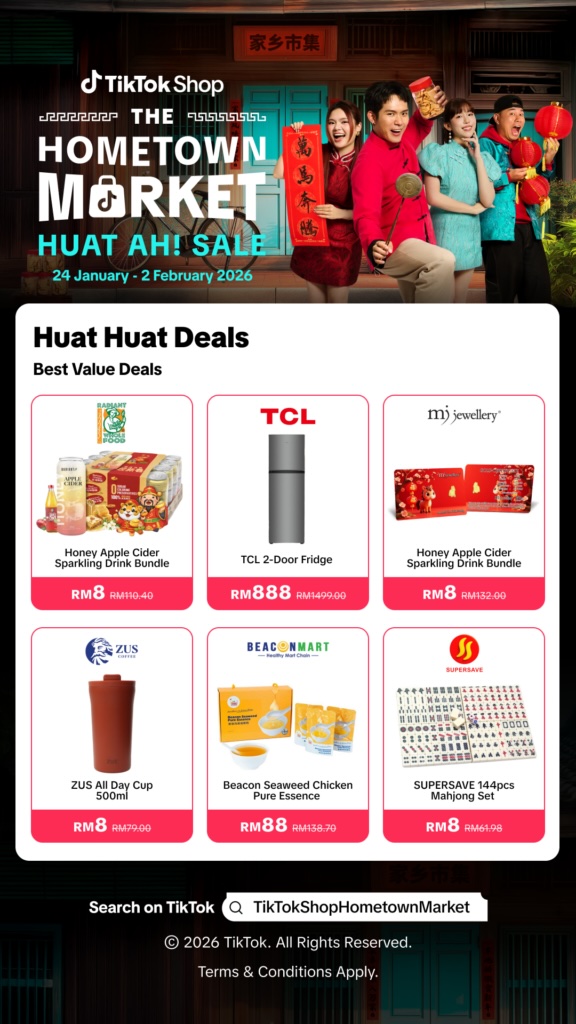 Tak Perlu Balik Kampung, TikTok Shop Bawa ‘Hometown Market’ Terus Ke Rumah Anda 3 Tak Perlu Balik Kampung, TikTok Shop Bawa ‘Hometown Market’ Terus Ke Rumah Anda